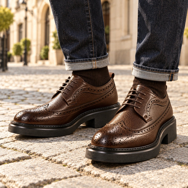 Dean Leather Wingtip Shoes