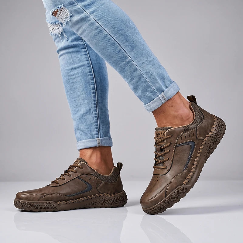 Halvard Leather Sneakers