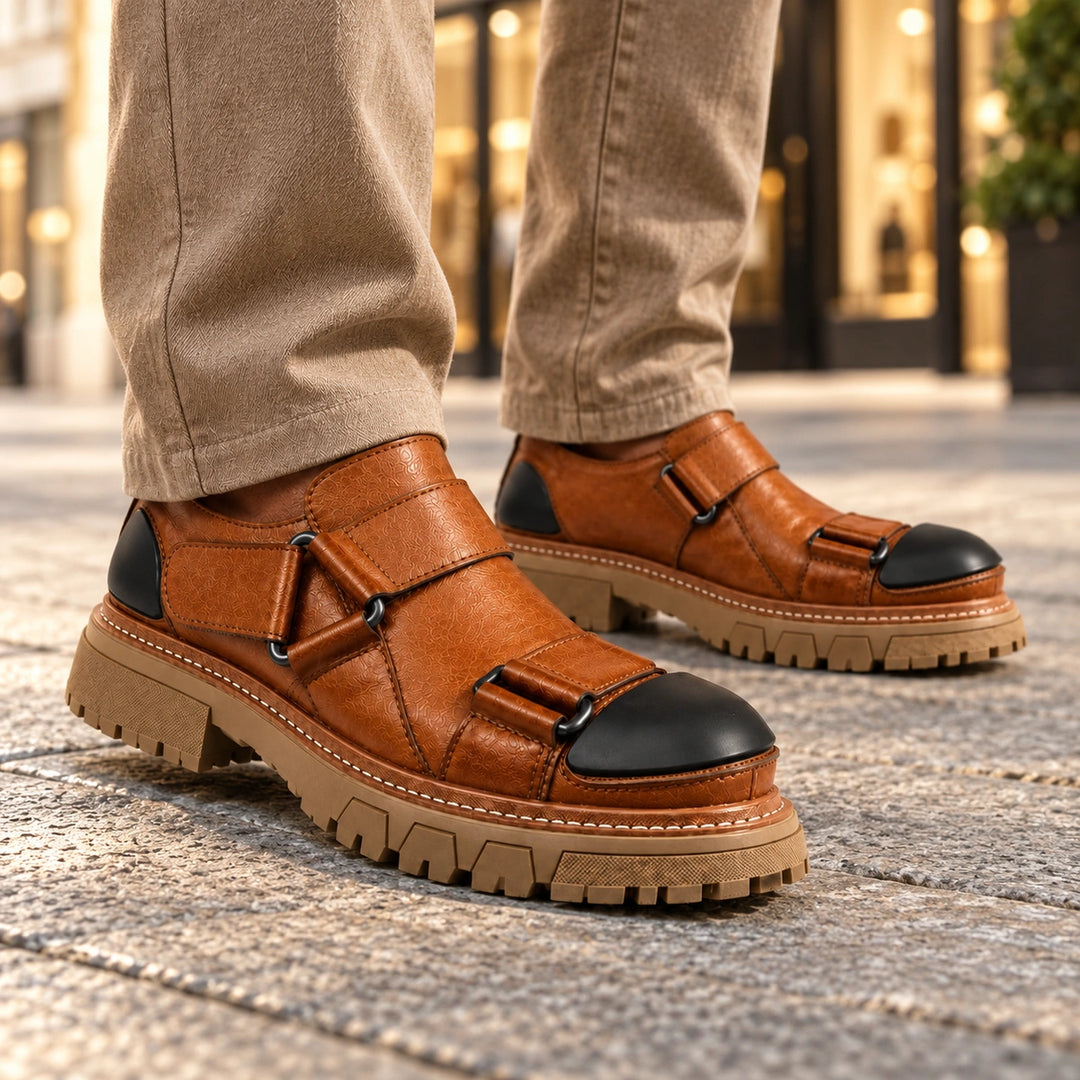 Kemper Leather Strap Shoes
