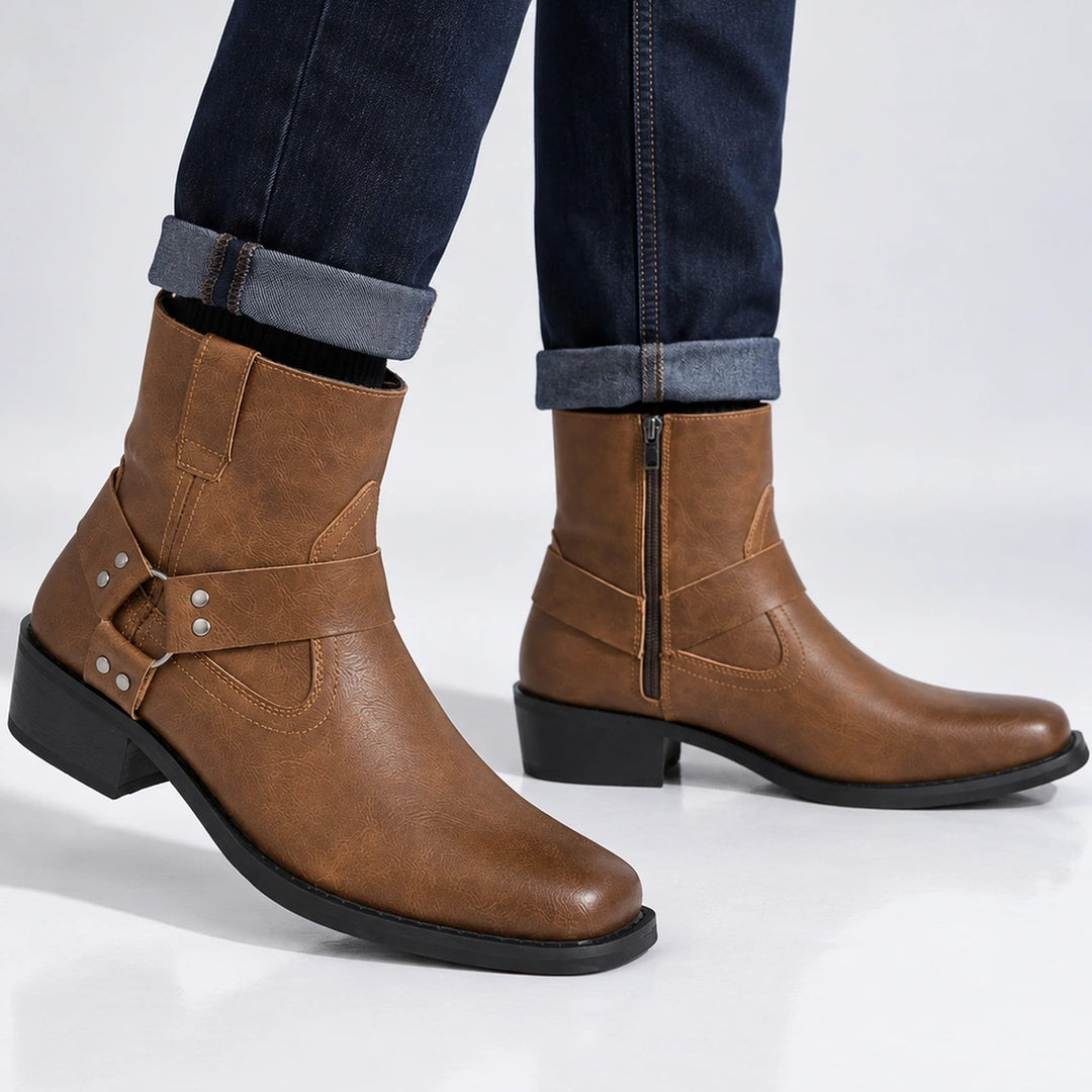 Barlow Leather Ankle Boots