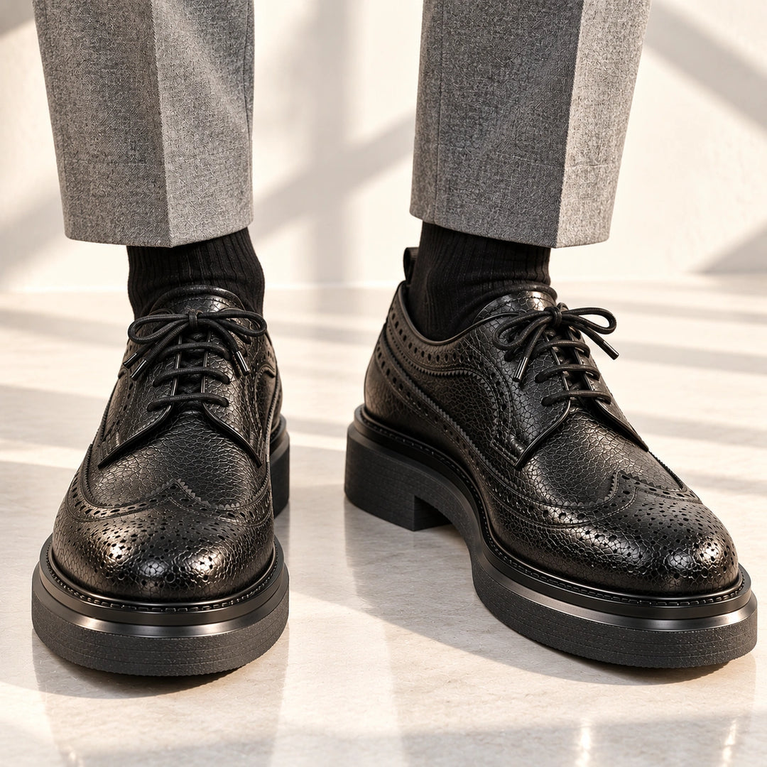 Dean Leather Wingtip Shoes