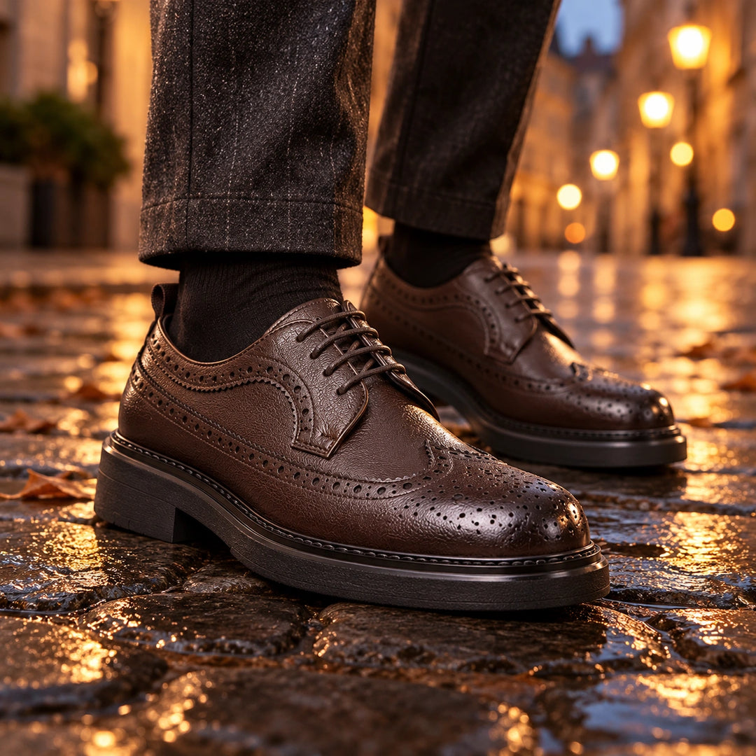 Dean Leather Wingtip Shoes