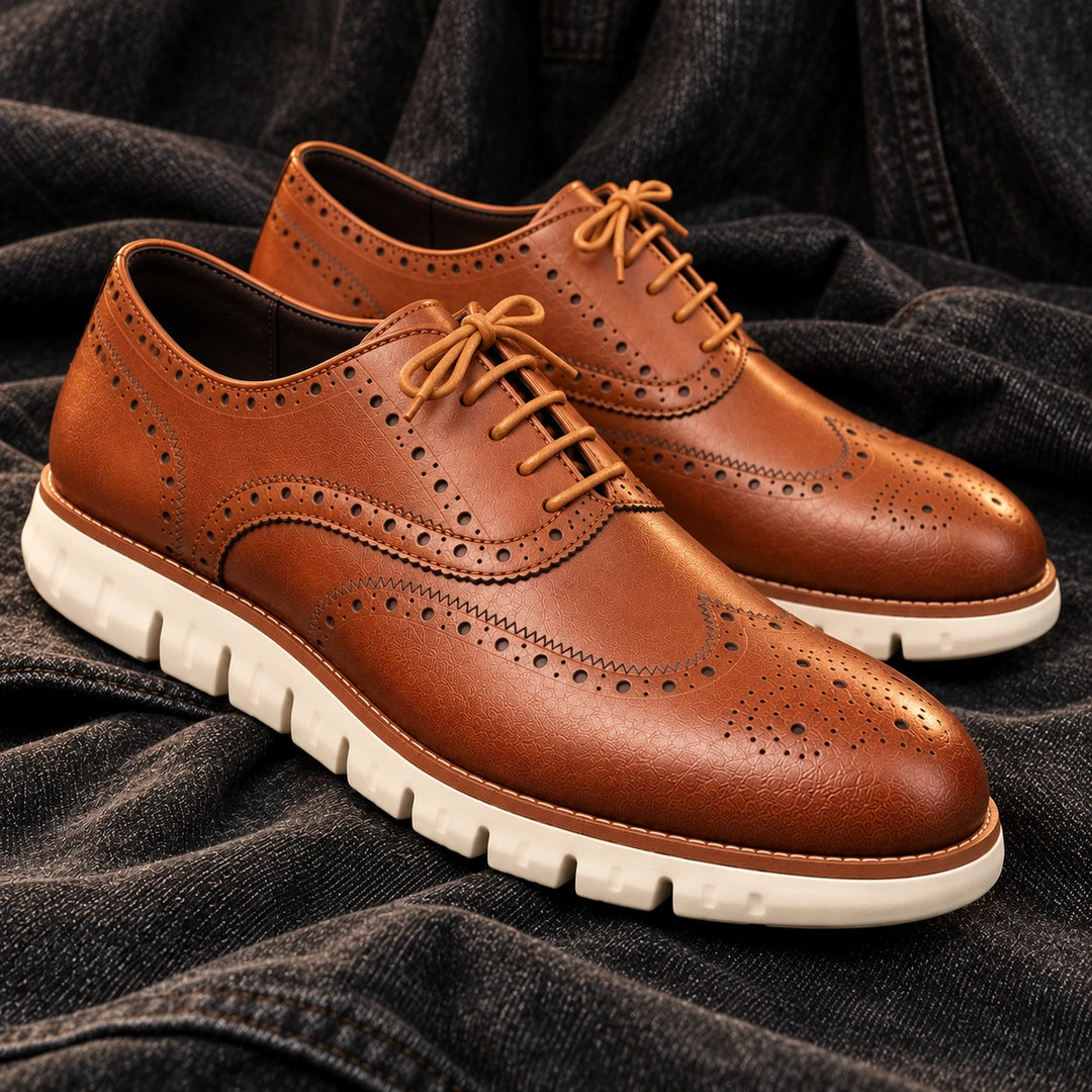 Miles Wingtip Brogue Shoes