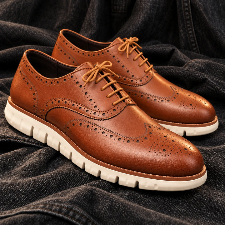Miles Wingtip Brogue Shoes