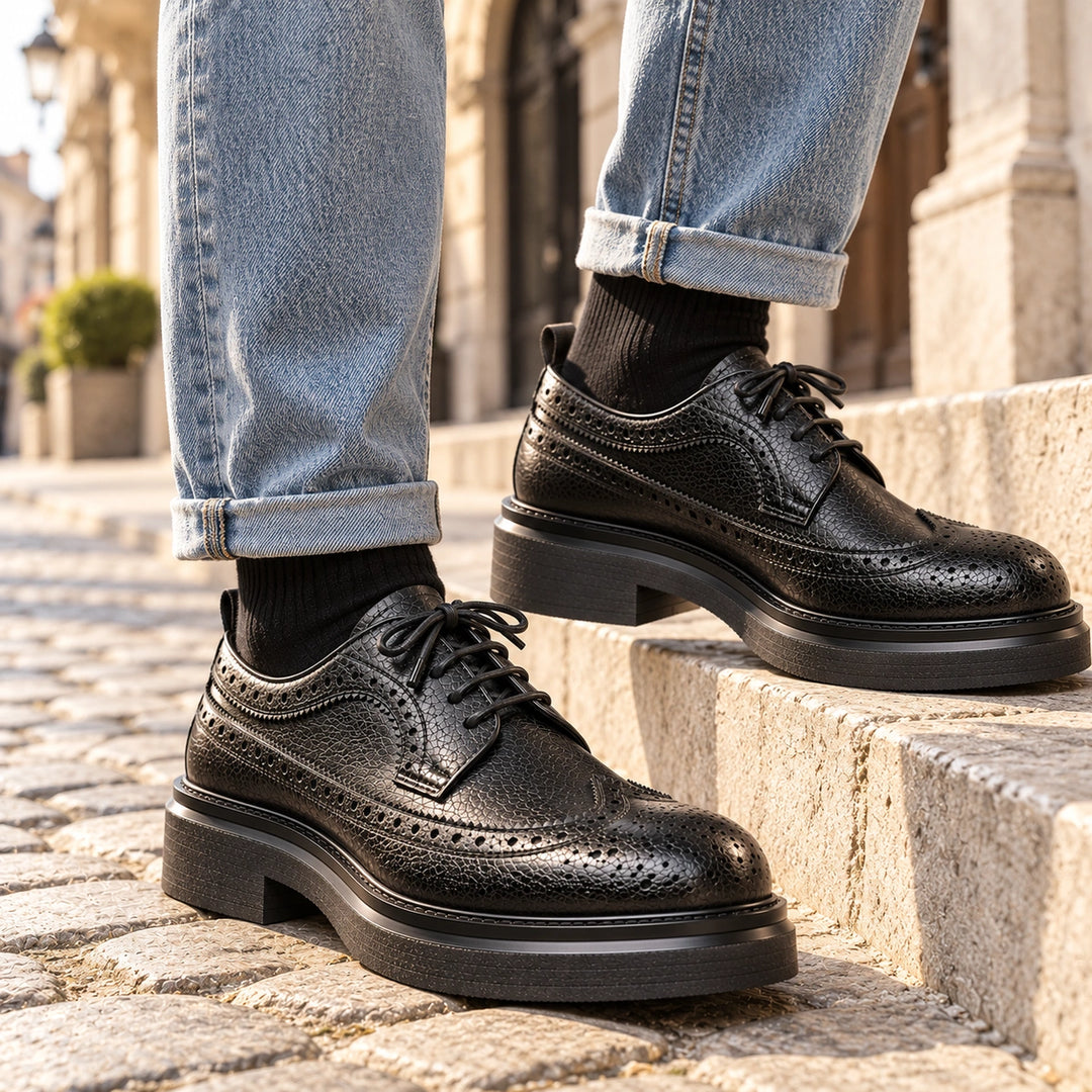 Dean Leather Wingtip Shoes