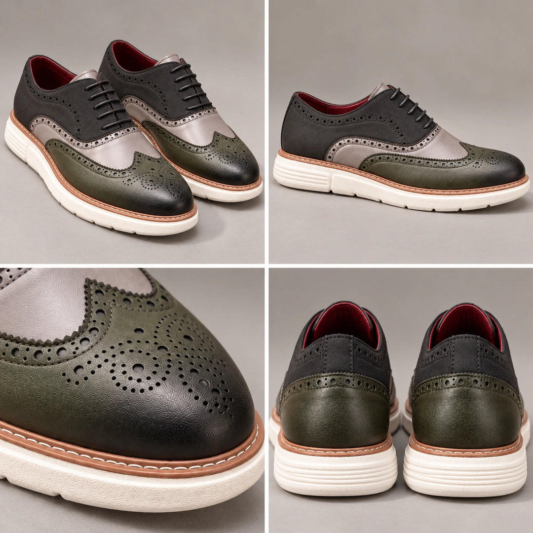 Thomas Leather Brogue Sneakers