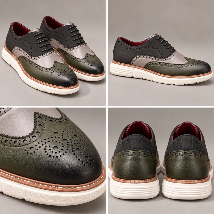 Thomas Leather Brogue Sneakers