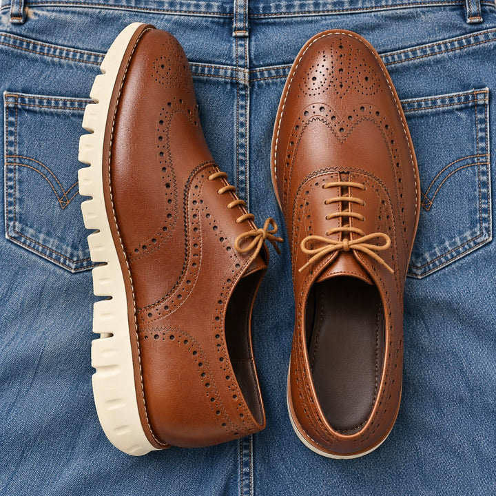 Miles Wingtip Brogue Shoes