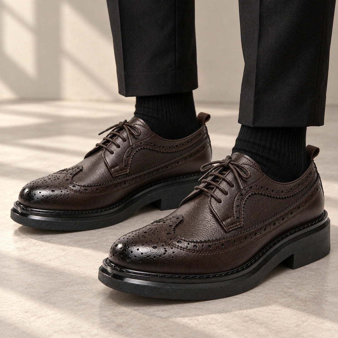 Dean Leather Wingtip Shoes