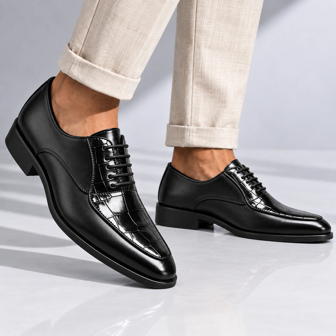 Octavian Croc Embossed Dress Shoes