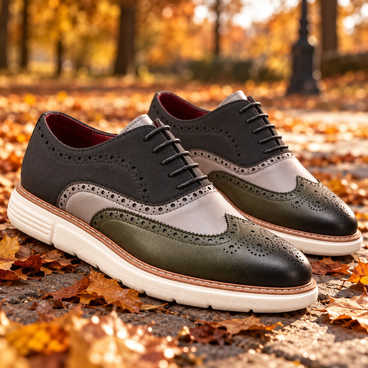Thomas Leather Brogue Sneakers