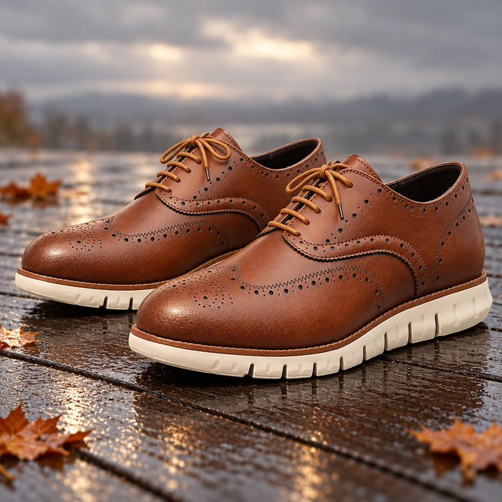 Miles Wingtip Brogue Shoes