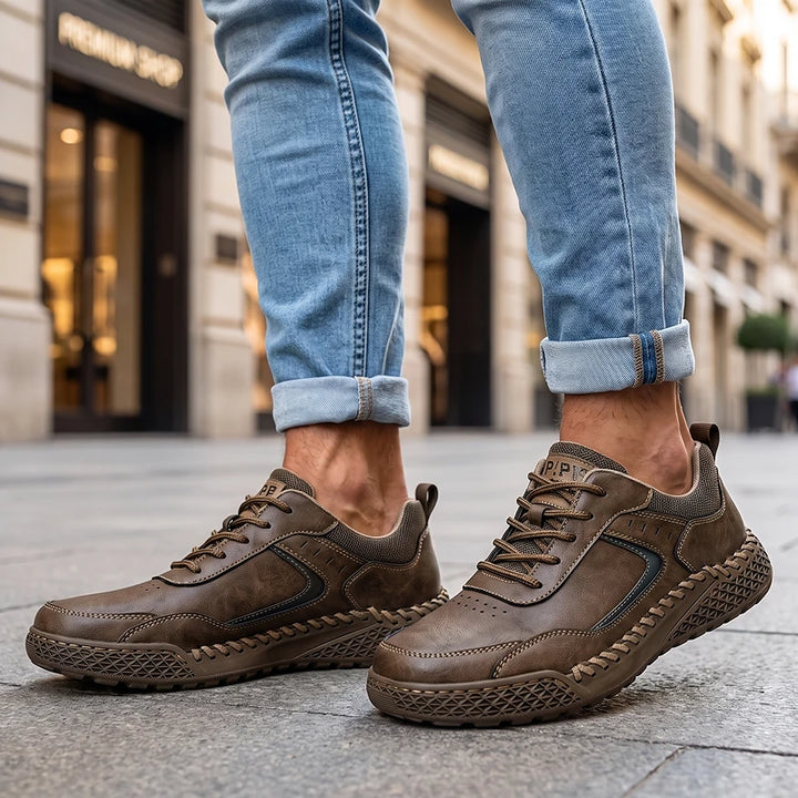 Halvard Leather Sneakers