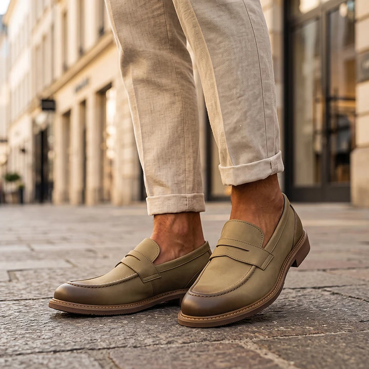 Abbott Leather Loafers