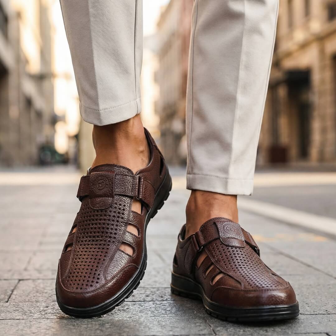 Dawson Leather Sandals