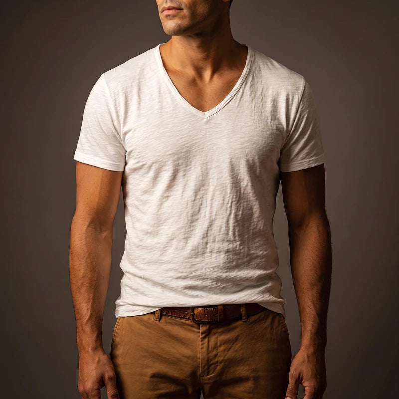 Fletcher Men's Organic Cotton Shirt - White