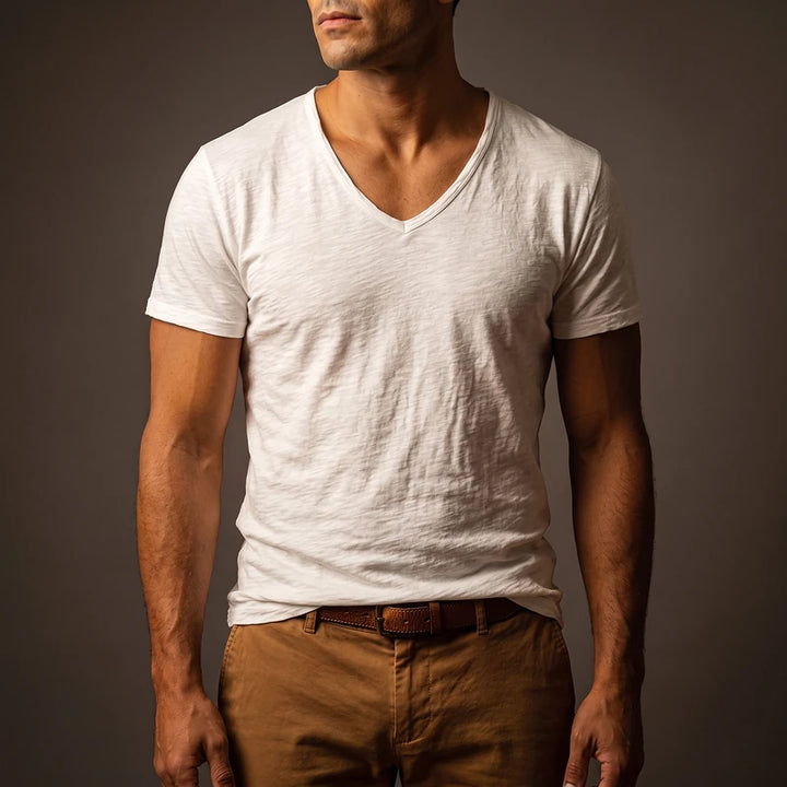 Fletcher Men's Organic Cotton Shirt - White