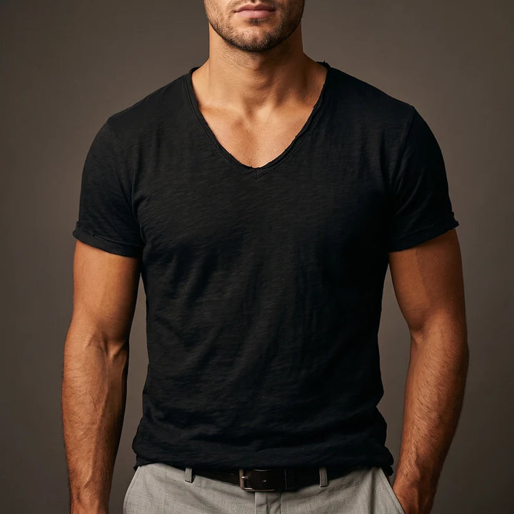 Fletcher Men's Organic Cotton Shirt - Black