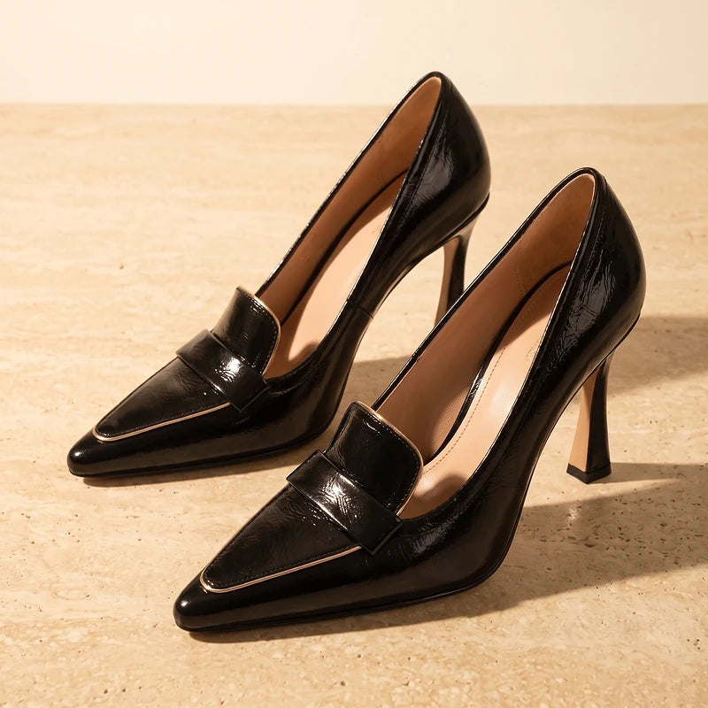 Beatrix Women's Cushioned Pointed Toe Heels - Black