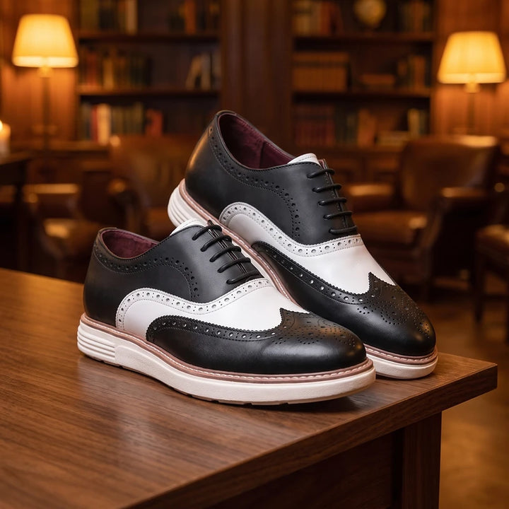 Sterling Men's Brogue Dress Sneakers