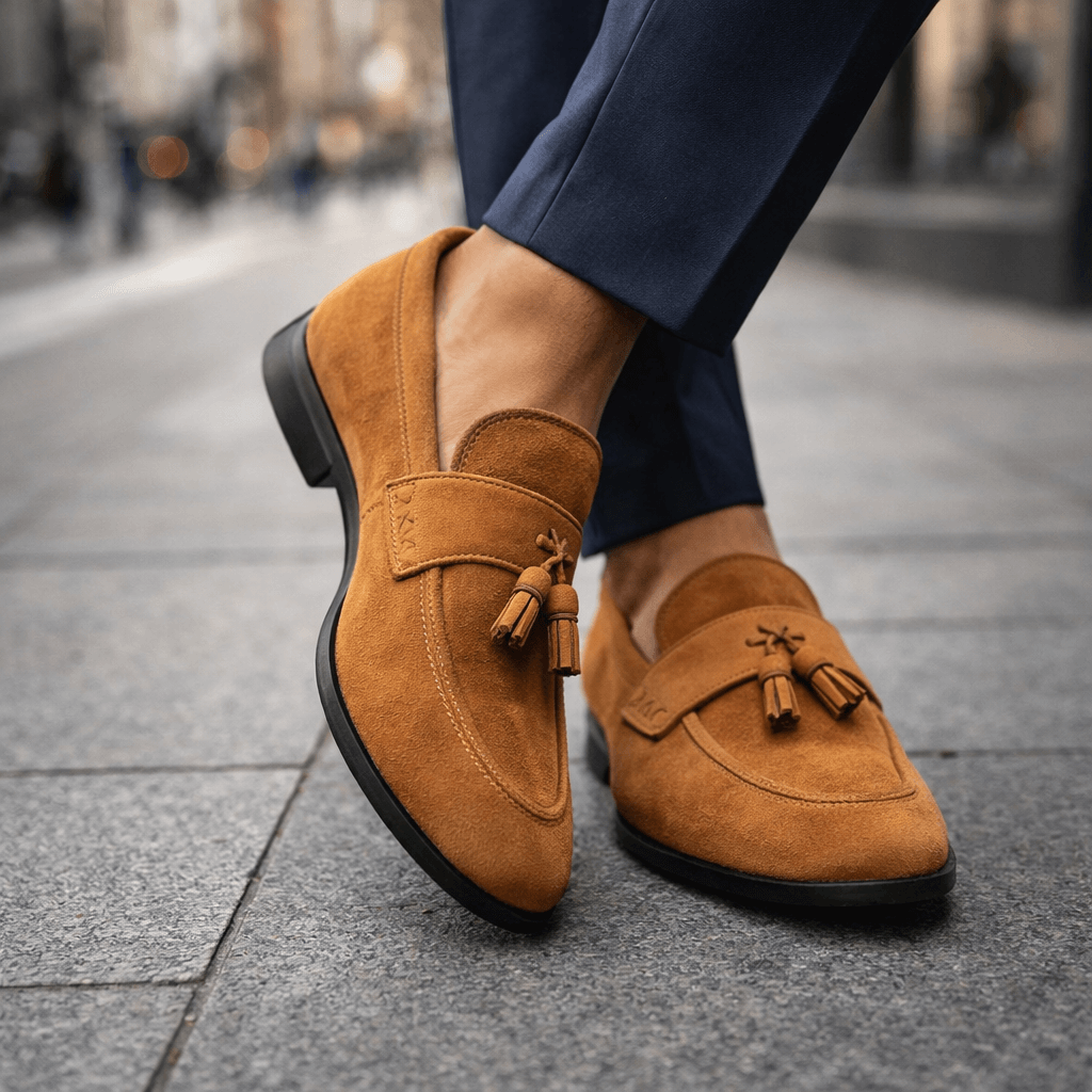 Ashbury Suede Tassel Loafers