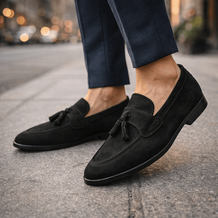 Ashbury Suede Tassel Loafers