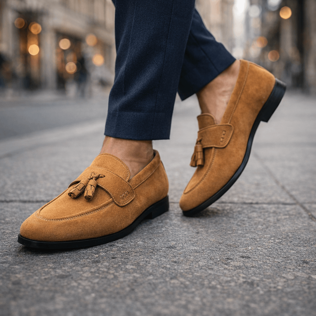 Ashbury Suede Tassel Loafers