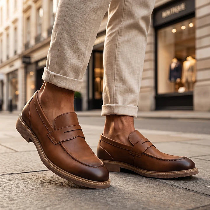 Abbott Leather Loafers