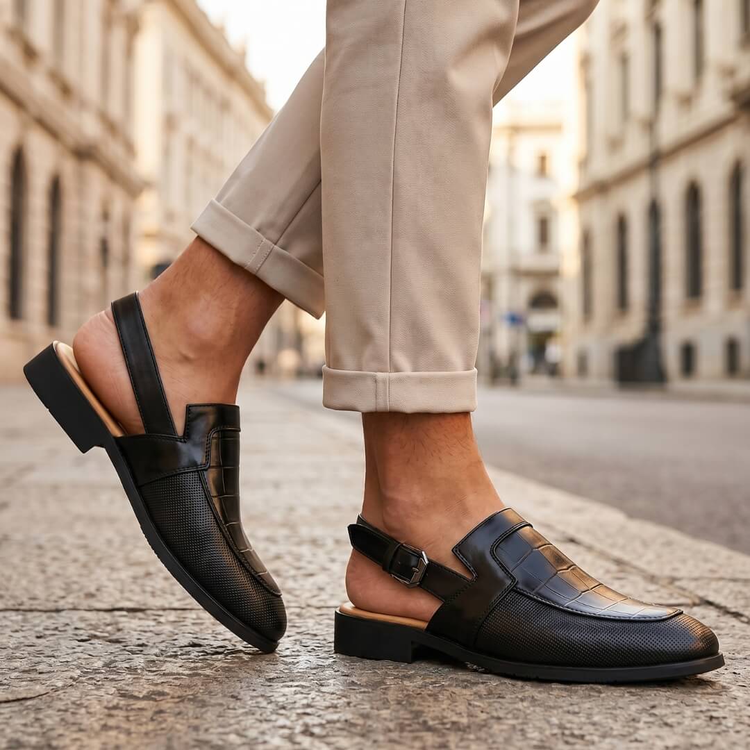 Radley Leather Slingback Loafers
