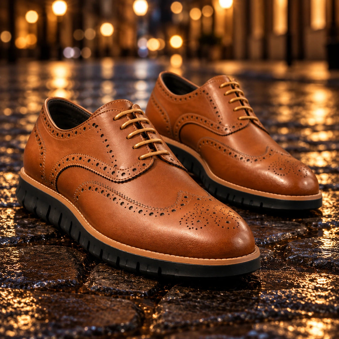 Miles Wingtip Brogue Shoes
