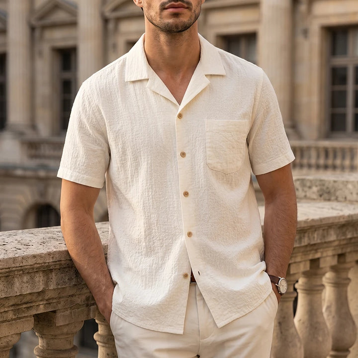 Capri Linen Camp Shirt