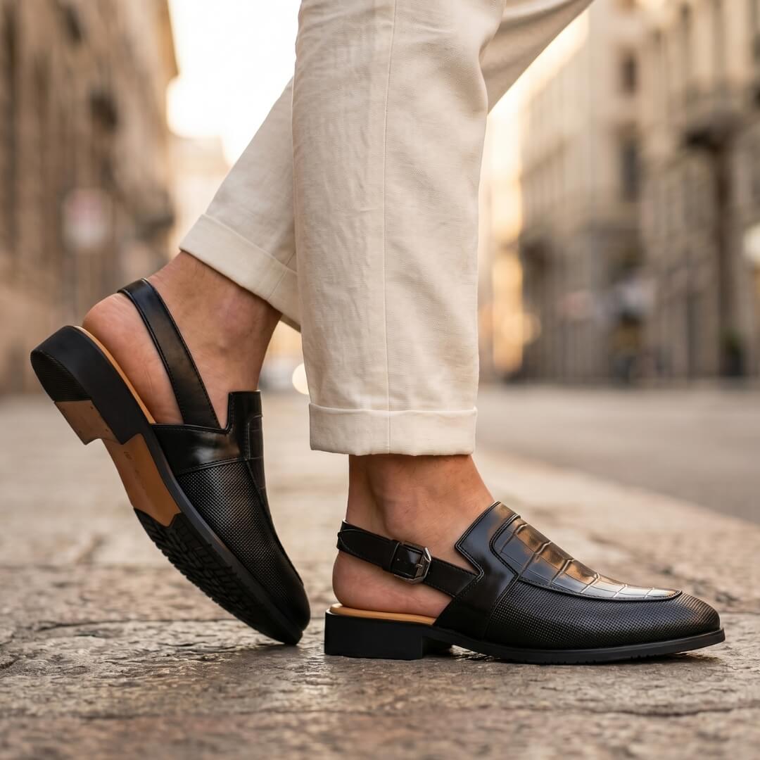 Radley Leather Slingback Loafers