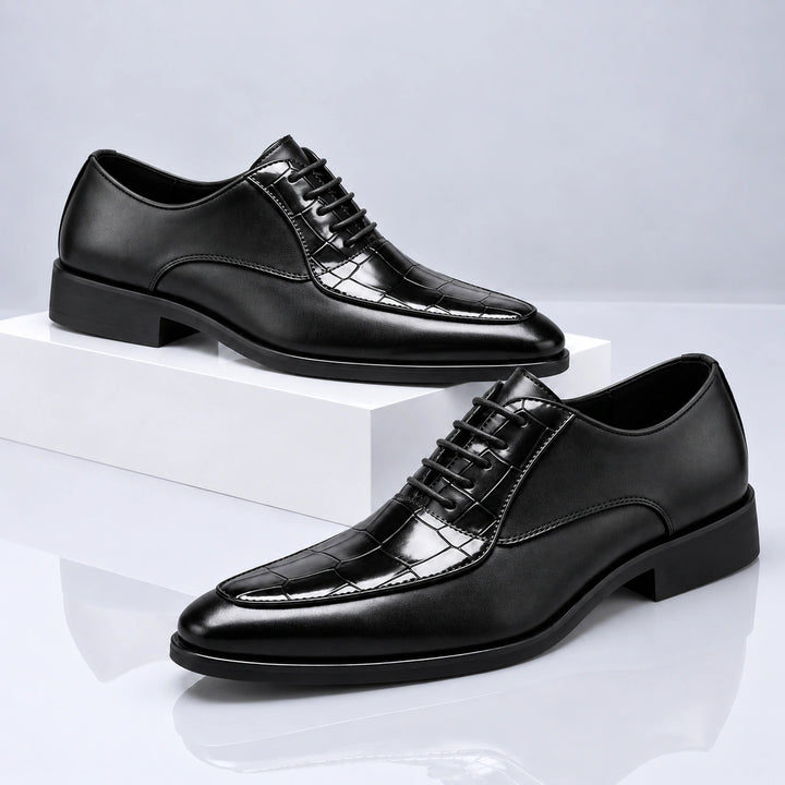 Octavian Croc Embossed Dress Shoes