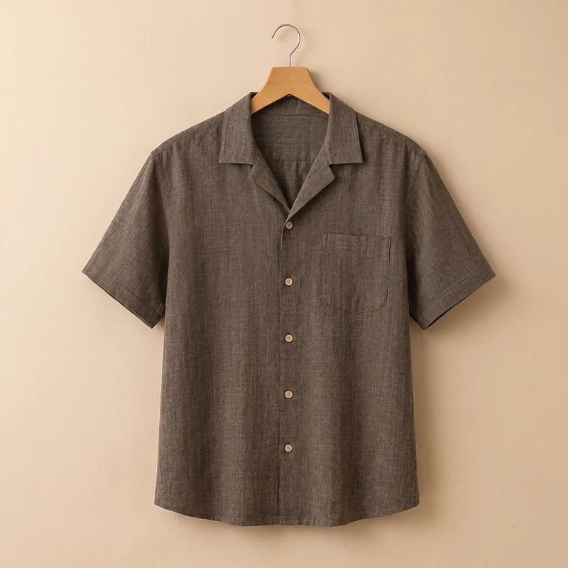 Capri Linen Camp Shirt