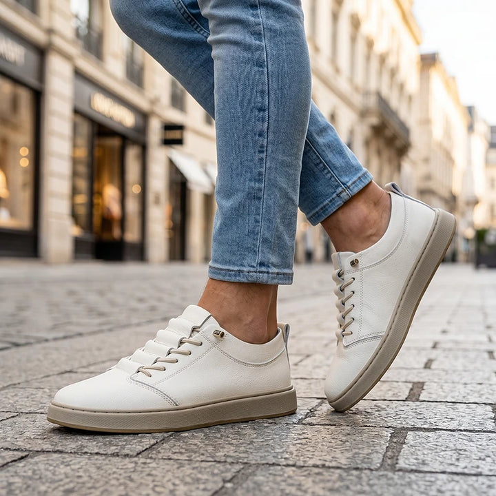 Corden Leather Sneakers