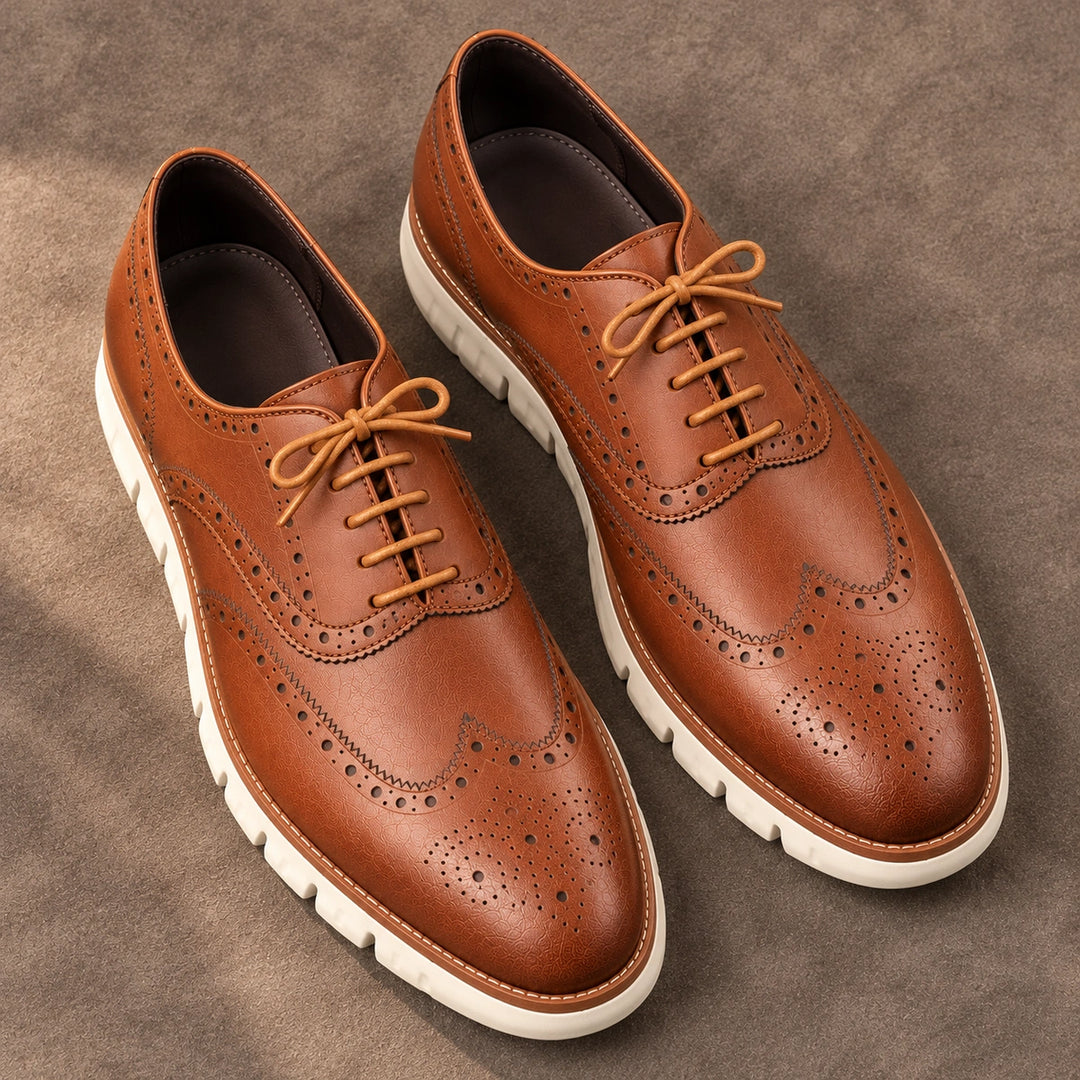 Miles Wingtip Brogue Shoes