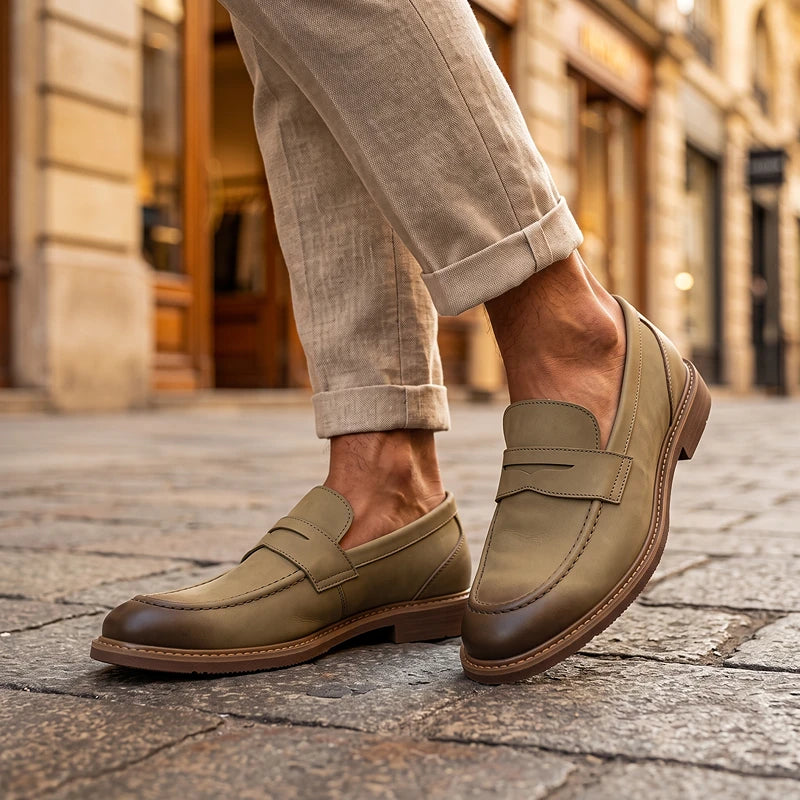 Abbott Leather Loafers