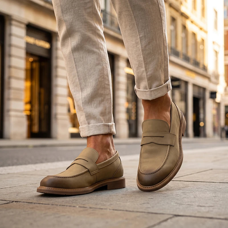 Abbott Leather Loafers