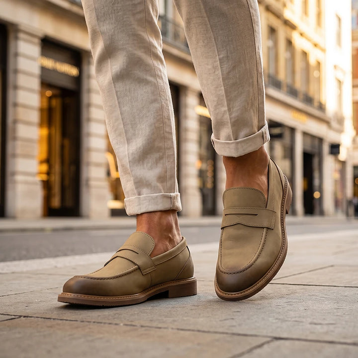 Abbott Leather Loafers