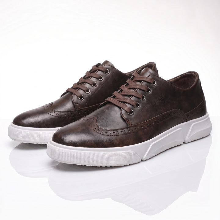 Calver Leather Brogue Sneakers