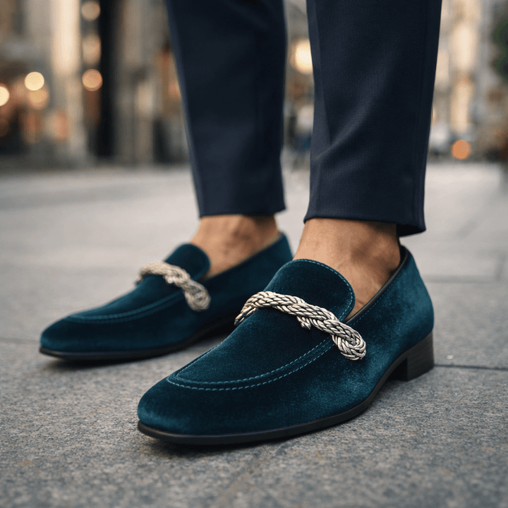 Dunmore Velvet Loafers