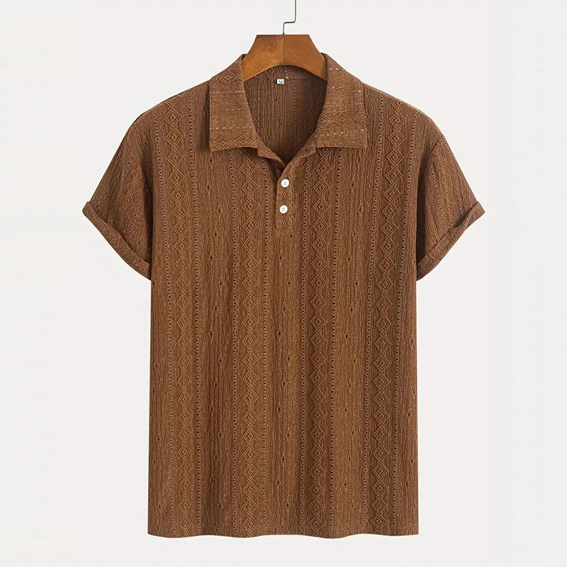 Navo Knit Shirt - Redwood Main