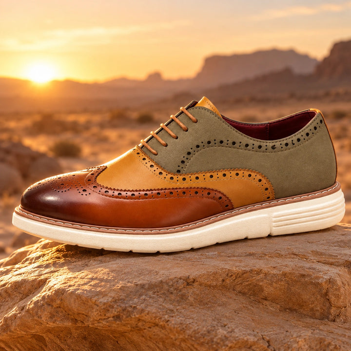 Thomas Leather Brogue Sneakers