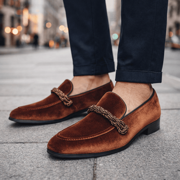 Dunmore Velvet Loafers