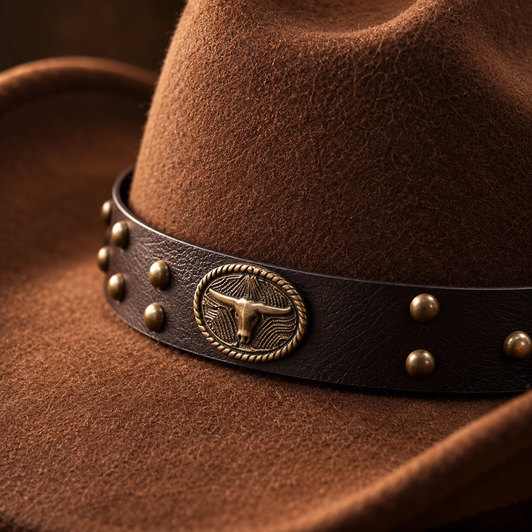 Ryland Studded Western Hat
