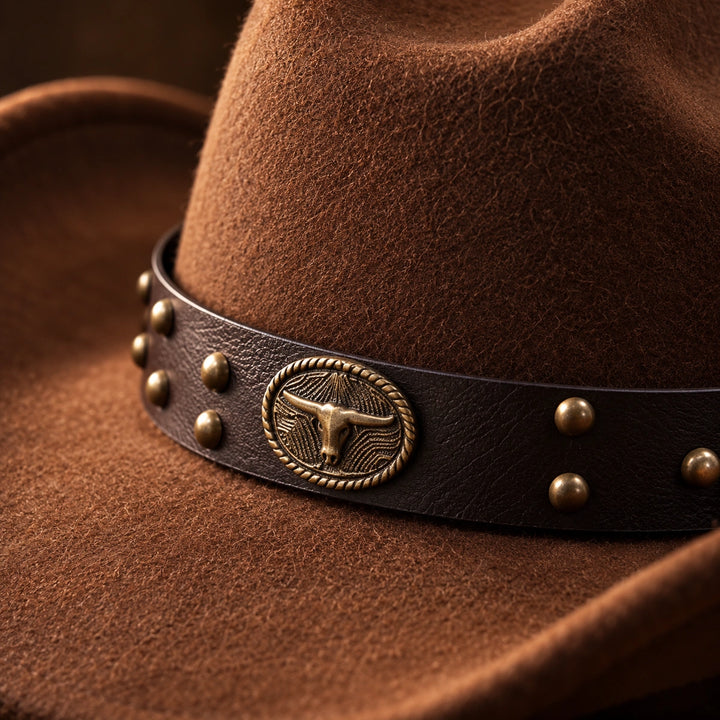 Ryland Studded Western Hat