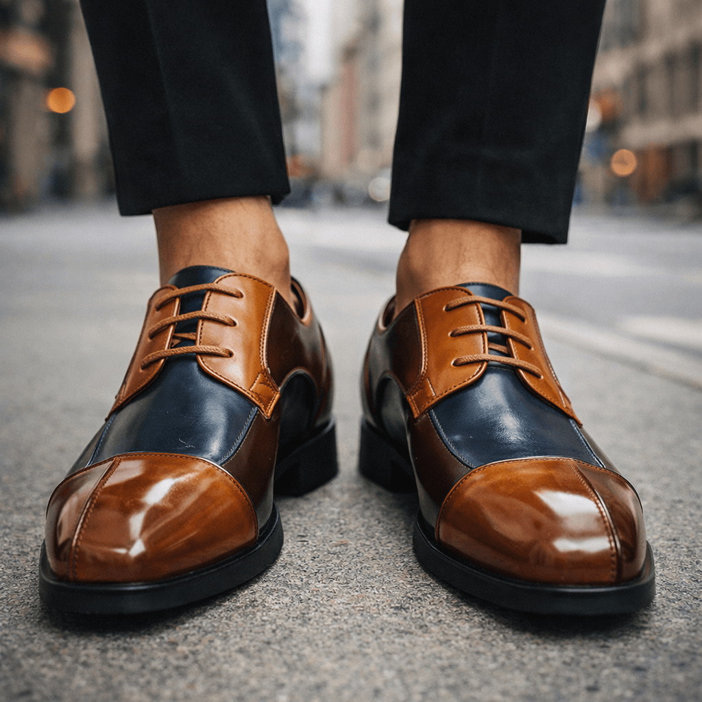 Riven Leather Shoes