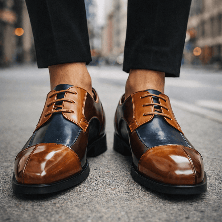 Riven Leather Shoes