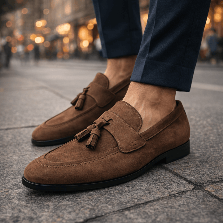 Ashbury Suede Tassel Loafers