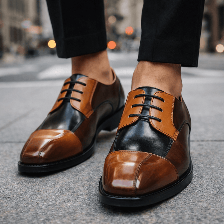 Riven Leather Shoes